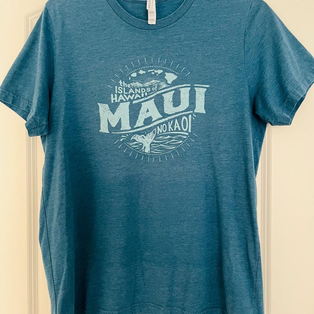 Blue Maui Graphic T-Shirt
